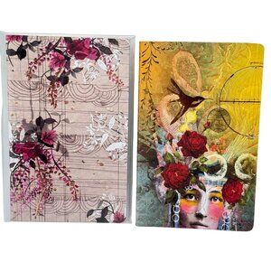 Papaya Art Mini Notebooks Set Of 2 3.5” X 5.5” 32 Lined Pages Retired